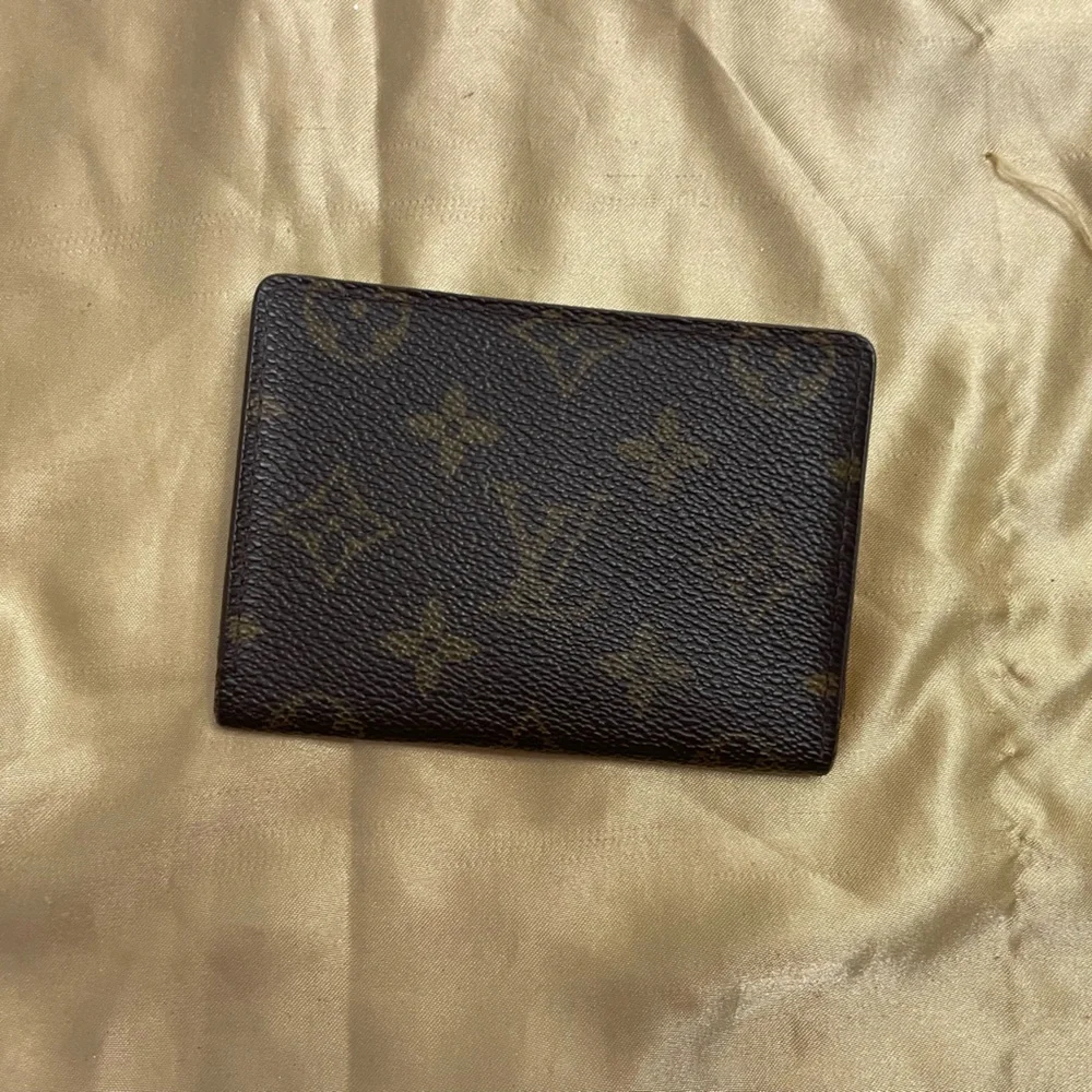 Louis Vuitton Dark Brown Monogram Card Holder wallet EXCELLENT